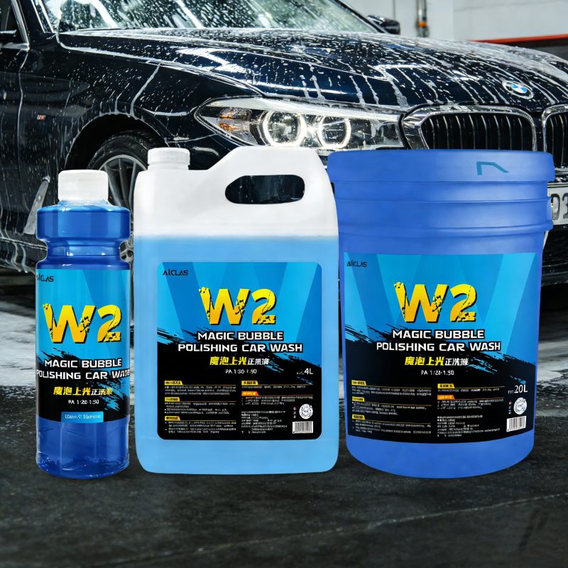 W2 Magic Foam Gloss-Enhancing Car Shampoo